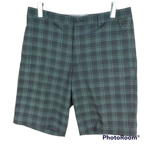 𝅺🍄3/50$🍄 GREG NORMAN plaid golf bermuda shorts size 34